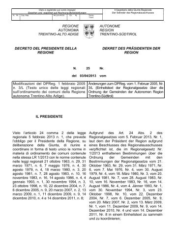 regione autonoma trentino-alto adige autonome region trentino ...