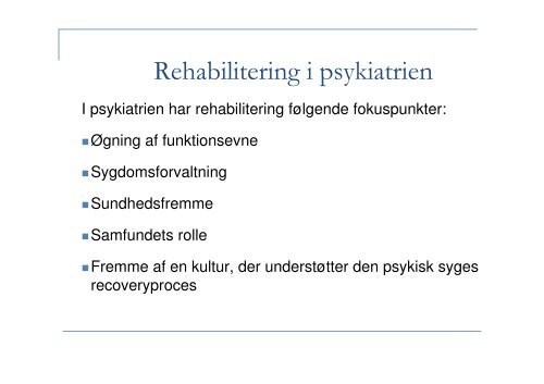 Psykiatrisk rehabilitering (pdf) v. Lene Falgaard Eplov og Merete ...