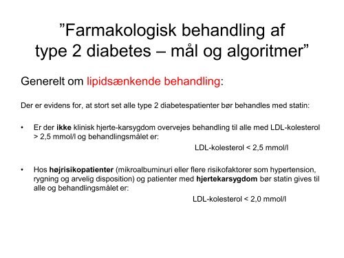 diabetes (pdf) v. Thomas Drivsholm - Region Hovedstaden