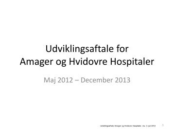 Hvidovre/Amager Hospital - Region Hovedstaden