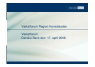 PrÃ¦sentation af Danske Bank v. Lone Bille SchjÃ¸dt - Region ...