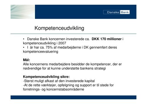 PrÃ¦sentation af Danske Bank v. Lone Bille SchjÃ¸dt - Region ...