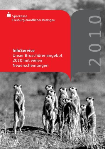 InfoService Unser BroschÃ¼renangebot 2010 mit ... - RegioTrends