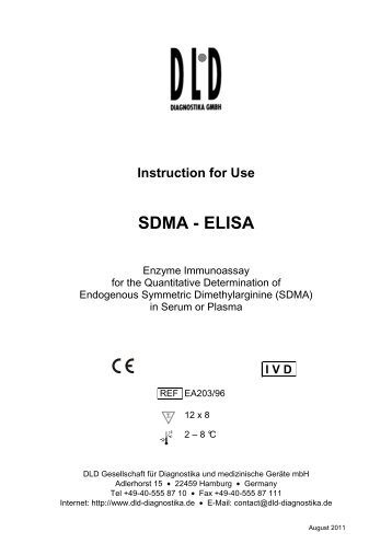 SDMA - ELISA - DLD Diagnostika GmbH