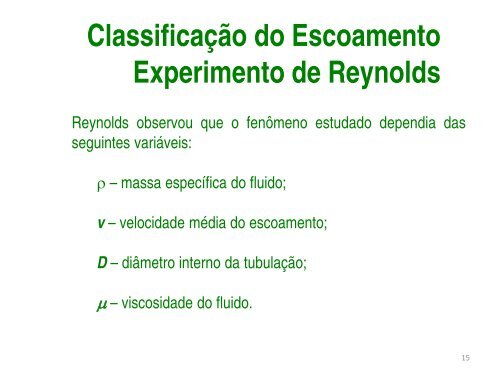 HIDRÁULICA DOS CONDUTOS FORÇADOS