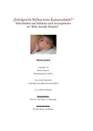 Masterarbeit - babyfreundlich.org