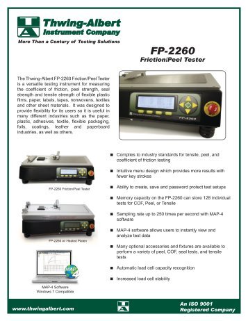 Friction/Peel Tester - Regmed