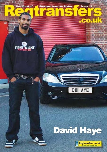 Private sale number plates