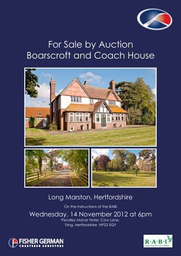 Boarscroft and Coach House For Sale by Auction - Supadu