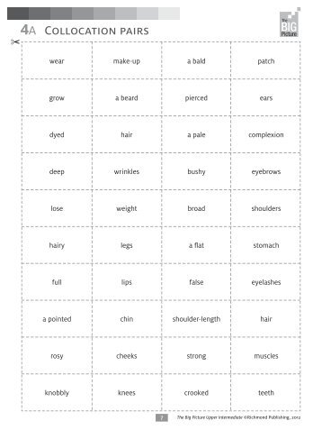 4A Collocation pairs - Supadu