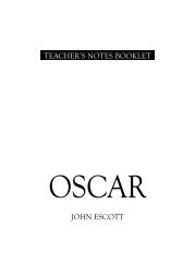 JOHN ESCOTT TEACHER'S NOTES BOOKLET - Supadu