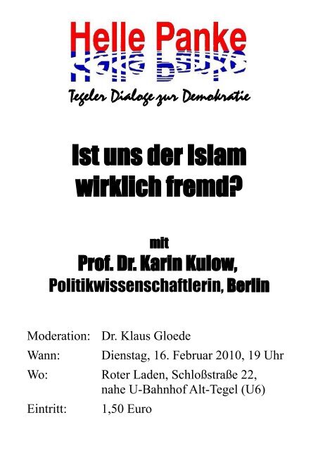 Prof. Dr. Karin Kulow - DIE LINKE. Berlin