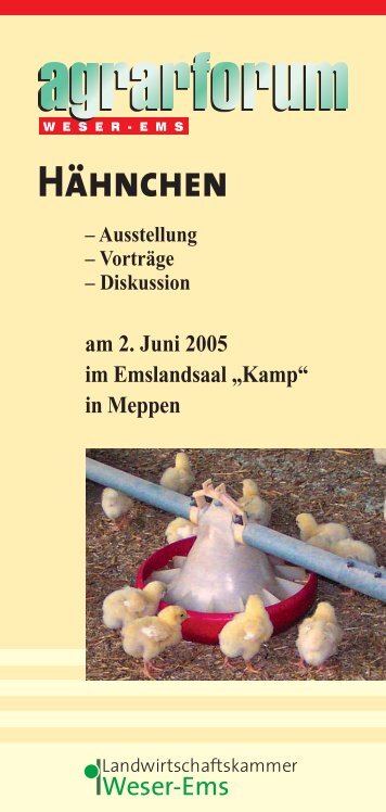 am 2. Juni 2005 im Emslandsaal „Kamp“ in Meppen - Big Dutchman ...
