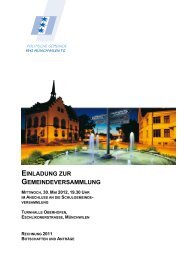 einladung zur gemeindeversammlung - Gemeinde MÃ¼nchwilen