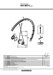 XTR Front Wheel WH-M975 -Lefty - Pedros Bikeshop