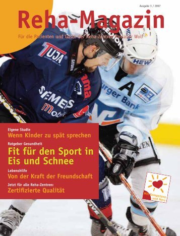 Fit fÃ¼r den Sport in Eis und Schnee - Reha-Magazin