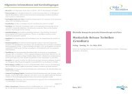 Myofasziale Release Techniken (Grundkurs) - Reha Rheinfelden