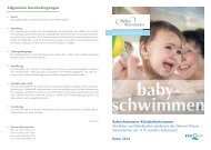 Babyschwimmen / Kleinkindschwimmen Mit Babys und Kleinkindern ...