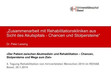 Link zum Vortrag - REHAB Basel