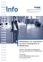 Rehabilitation von Jugendlichen mit einer ... - REHAB Basel