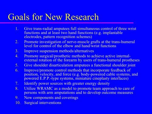 Upper-Limb prostheses