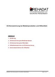 CE-Kennzeichnung bei Medizinprodukten und Hilfsmitteln - Rehadat