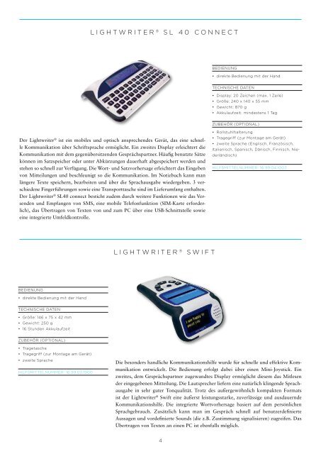 Katalog Kommunikationshilfen - Reha Media