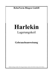 Harlekin Lagerungskeil - RehaNorm Bingen GmbH