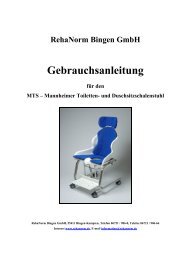 Mannheimer Dusch- und Toilettenstuhl - RehaNorm Bingen GmbH