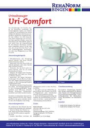 Uri-Comfort Automatischer Urinabsauger - RehaNorm Bingen GmbH