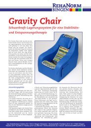 Gravity Chair Schwerkraft-Lagerungshilfe - RehaNorm Bingen GmbH