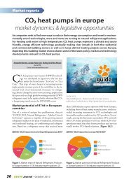 CO2 Heat Pumps in Europe Market Dynamics & Legislative ... - shecco