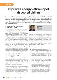 Improved energy efficiency of air cooled chillers (PDF 387 kB) - rehva