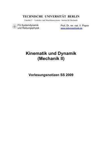 Vorlesungsnotizen (Vorlesungsnotizen_MeII_06.pdf) - Fachgebiet ...