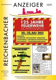 Kalenderwoche 29 - Gemeinde Reichenbach an der Fils