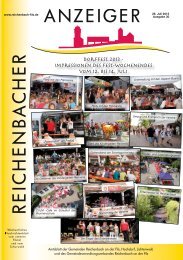 Kalenderwoche 30 - Gemeinde Reichenbach an der Fils