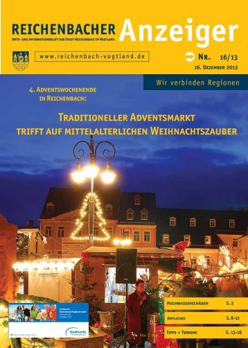 Traditioneller Adventsmarkt trifft auf mittelalterlichen ... - Reichenbach