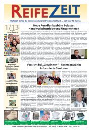 Ausgabe 01/2013 - Reifezeit.net