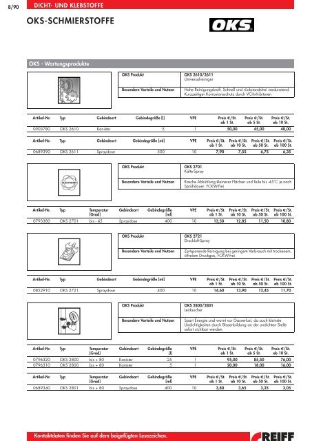 WISSENSWERTES ZU KLEBSTOFFEN - REIFF Gruppe