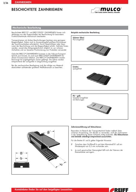 synchroflex-zahnriemen - REIFF Gruppe