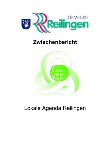 Zwischenbericht Lokale Agenda in Reilingen - Gemeinde Reilingen
