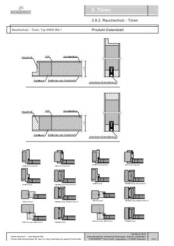 HW50 RS-1 - REINÃRDT TÃ¼ren GmbH