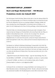 DOKUMENTARFILM „KINDER!“ Buch und Regie Reinhard Kahl ...