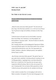 SWR Der Fehler ist das Salz des Lernens - Reinhard Kahl