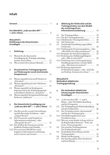 Inhaltsverzeichnis Ernst Reinhardt Verlag