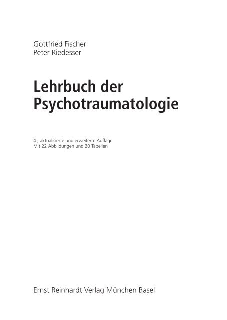 Lehrbuch der Psychotraumatologie - Ernst Reinhardt Verlag