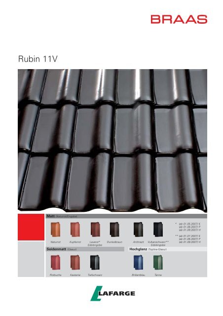 Rubin 11V - Braas