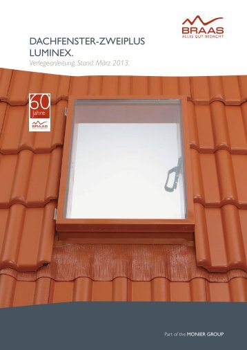 DACHFENSTER-ZWEIPLUS LUMINEX. - Braas