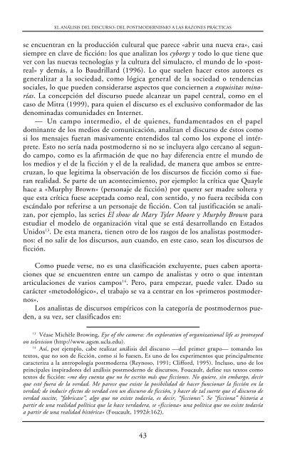 El anÃ¡lisis del discurso: del postmodernismo a las razones ... - Dialnet