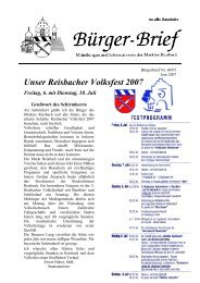 Juni 2007 - Marktgemeinde Reisbach